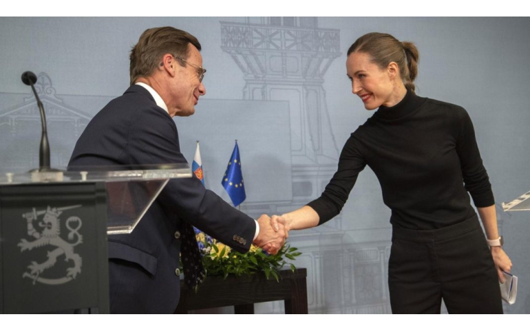 Финланд, Швед НАТО-д нэгдэхээ амлав