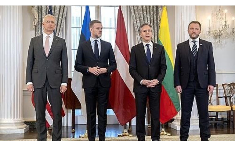 Балтийн орнуудын Гадаад хэргийн сайд нар АНУ-ын Төрийн нарийн бичгийн даргатай уулзав