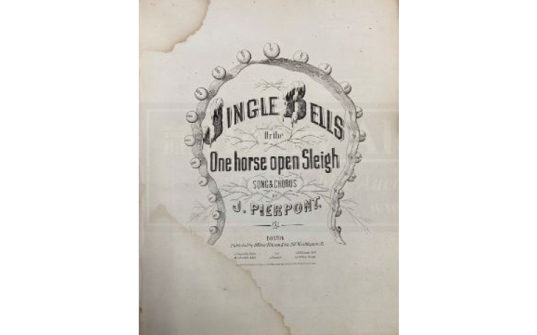 “Jingle Bells”-ийн анхны ноот дуудлага худалдаанд орно